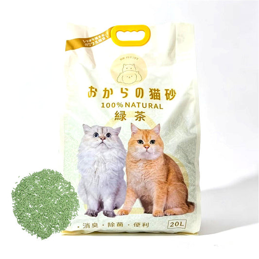 貓砂 3.0mm豆腐砂 (綠茶)